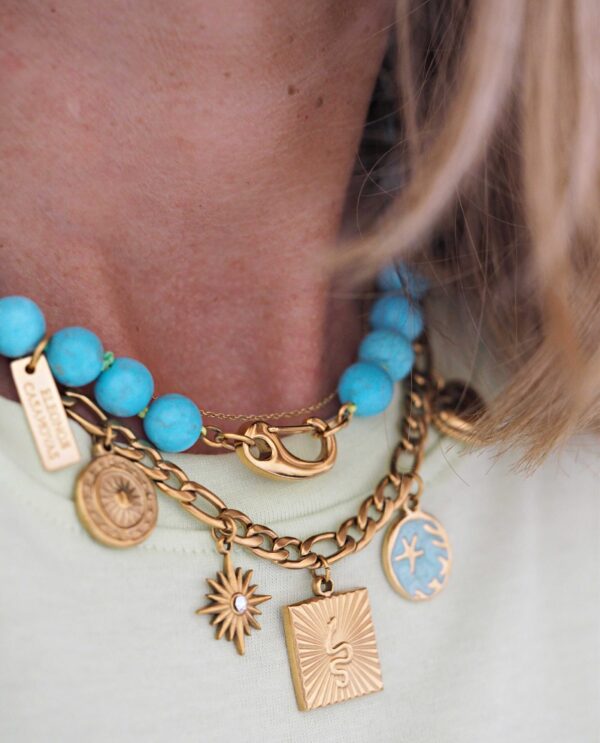 Collar Turquoise LOVERS Rainbow - Imagen 2