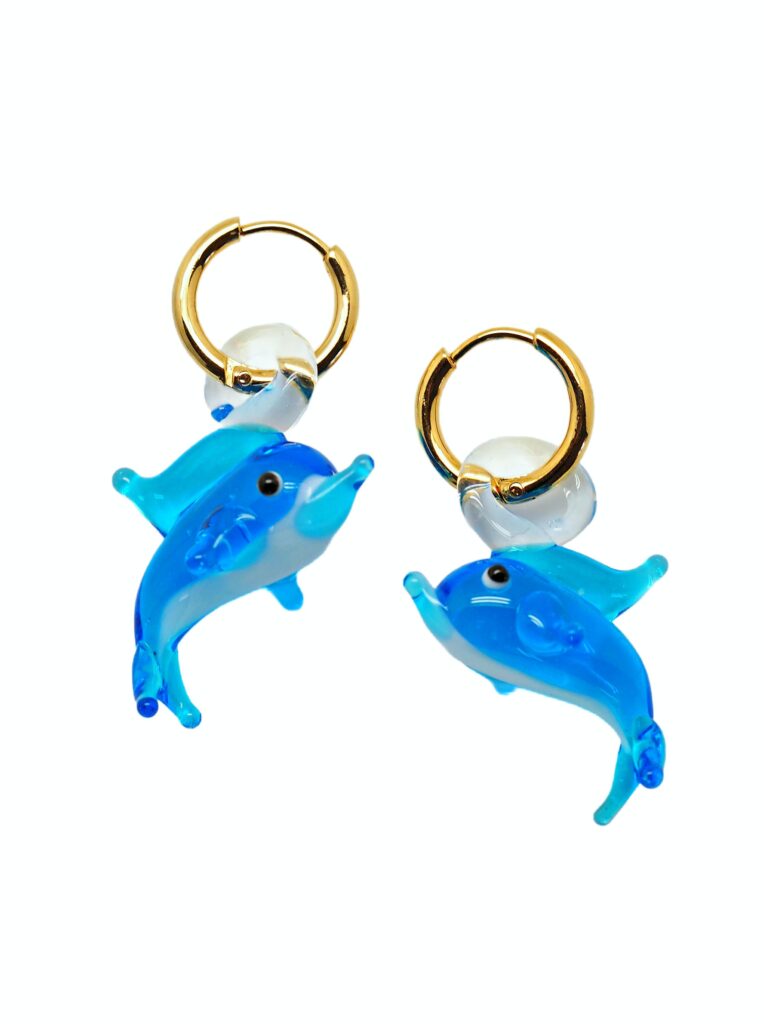BLUBLÚ Dolphin Hoop Earrings