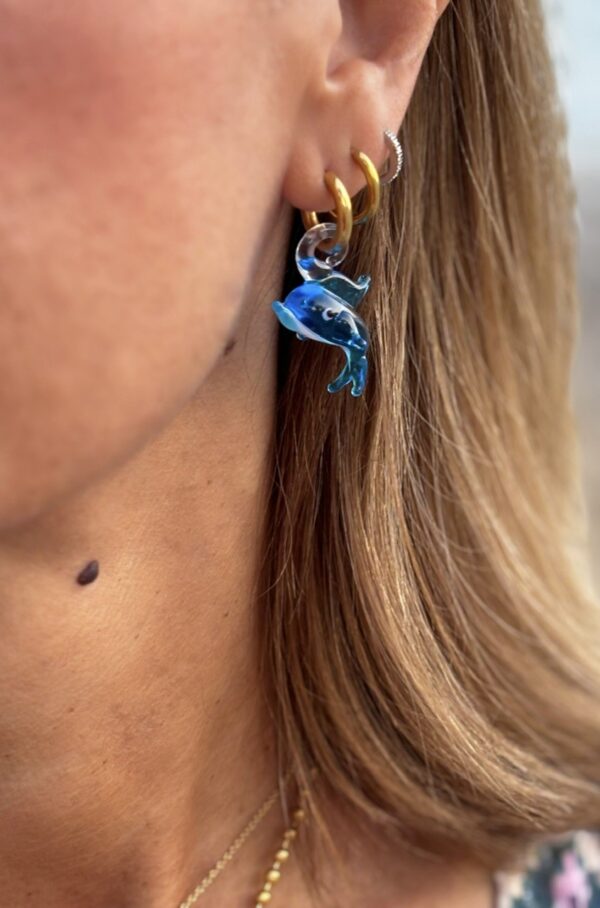 Pendientes Delfín BLUBLÚ - Imagen 3