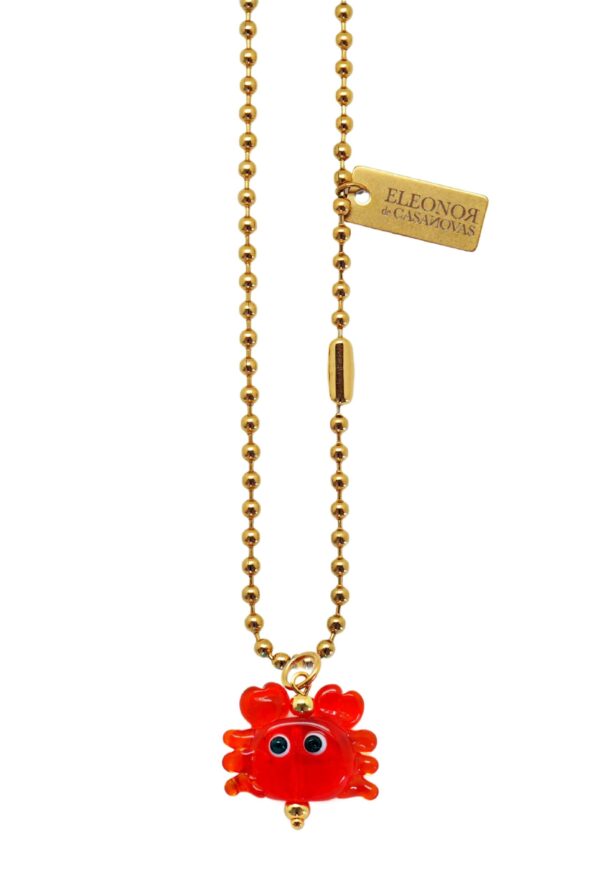 Collar Baby CRAB Red