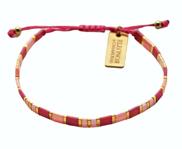 Pulsera ajustable MOSAIC only Pink
