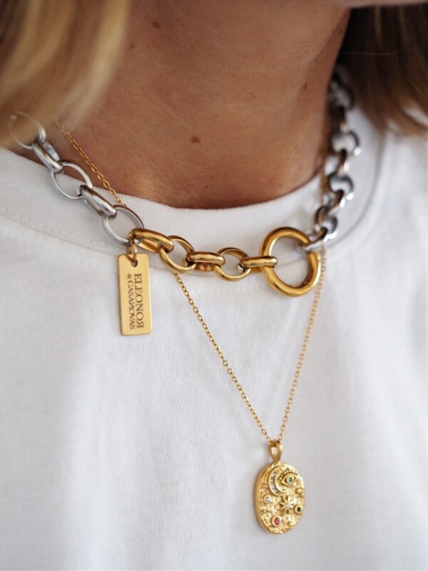 Collar BIG LINKS bicolor - Imagen 2