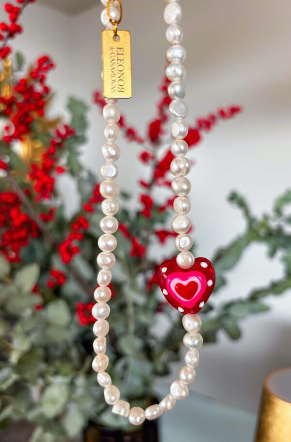 Collar Strawberry Pearls - Imagen 4