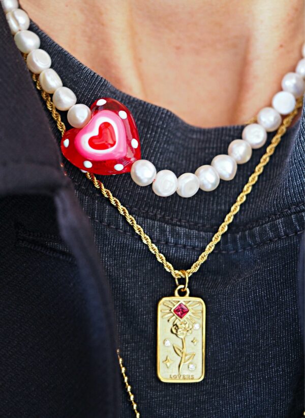 Collar Strawberry Pearls - Imagen 2