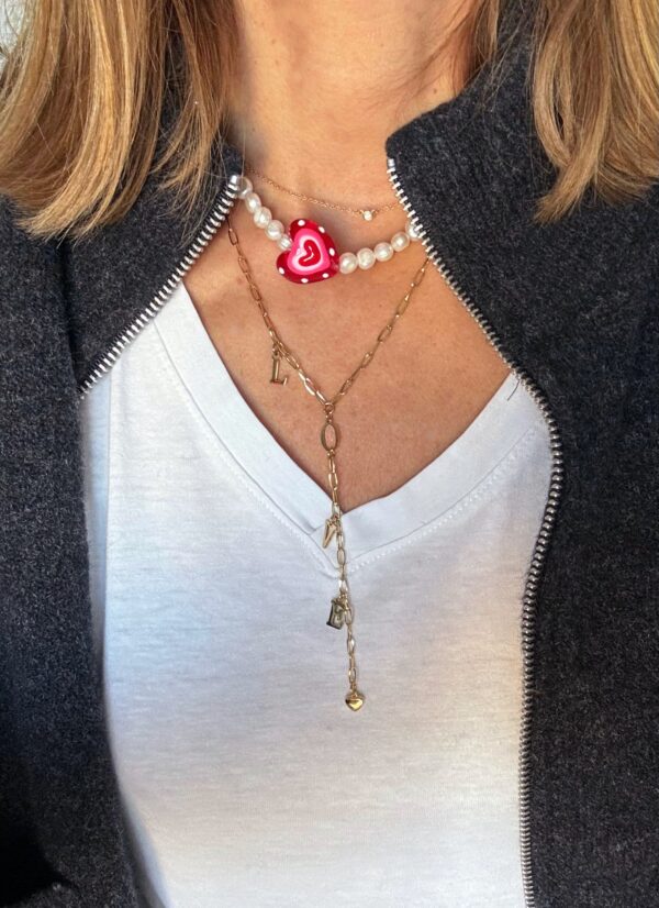Collar Strawberry Pearls - Imagen 3