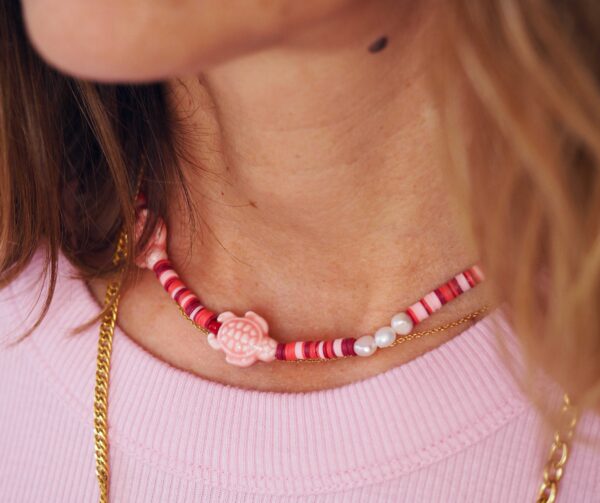Collar PINK Turtles