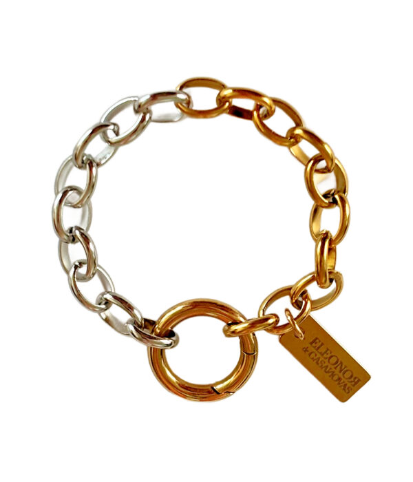 Pulsera BIG LINKS bicolor